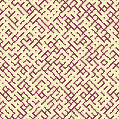 Abstract Geometric Pattern generative computational art illustration