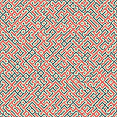 Abstract Geometric Pattern generative computational art illustration