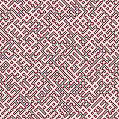 Abstract Geometric Pattern generative computational art illustration