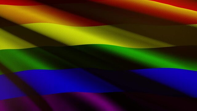 Gay Pride flag - loop animation