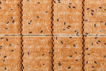 Cookies background. Top view sweet chips biscuits heap.