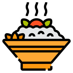 Donburi line icon