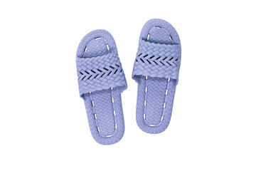 Isolated slipper on white background with clipping path