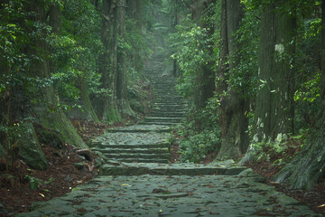 和歌山県 大門坂 新緑