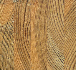 Smooth light wood surface with textured grains
