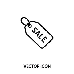 Sale vector icon. Modern, simple flat vector illustration for website or mobile app. Discount symbol, logo illustration. Pixel perfect vector graphics	