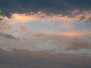 clouds in the sky