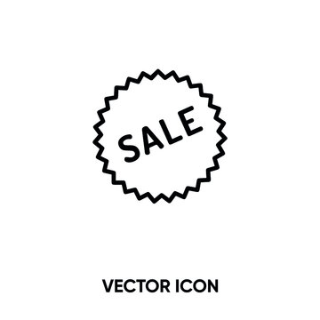 Sale vector icon. Modern, simple flat vector illustration for website or mobile app. Discount symbol, logo illustration. Pixel perfect vector graphics