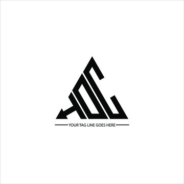 H D C letter logo abstract creative design. H D C unique design