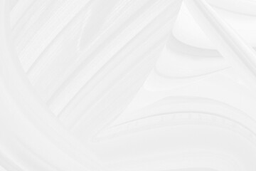 soft fabric Clean fashion woven beautiful abstract smooth curve shape decorative textile white background