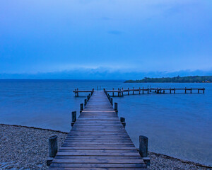 Naklejka premium pier in the sea