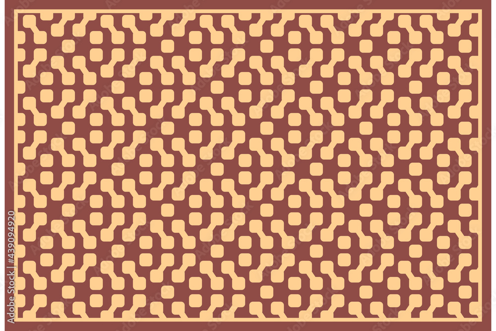 Poster vector seamless repeat pattern. vintage style texture background illustrate by repeating connection 