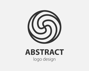 Abstract logo design.Vector logo template.