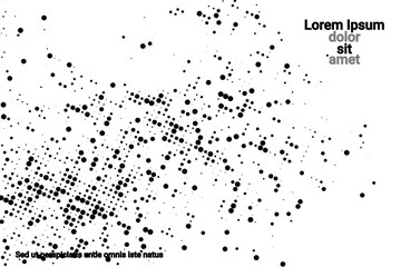 Halftone texture with dots. Vector. Modern background.