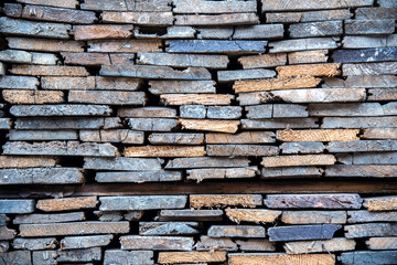 Old wooden block wooden shading background