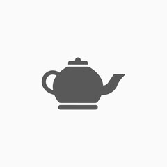 teapot icon, kettle vector, teakettle illustration