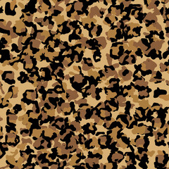 Leopard seamless pattern design illustration background