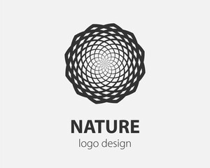 Swirl logo design element. Vector logotype company.