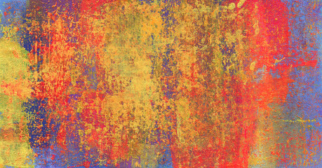 Modern art. Mixed media. Versatile artistic background for creative design projects: posters, banners, invitations, cards, websites, magazines, wallpapers. Raster image. Vibrant colours.