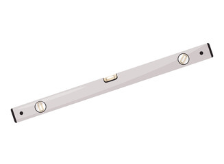 Metal level tool for repair. Isolated on white background.