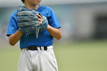 少年野球のピッチャー