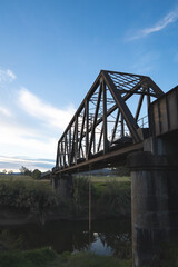 railway bridge over the river