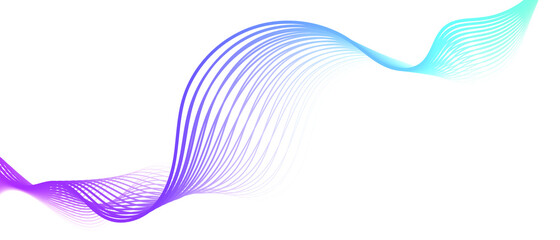 Fototapeta premium abstract neon wavy lines modern vector background 
