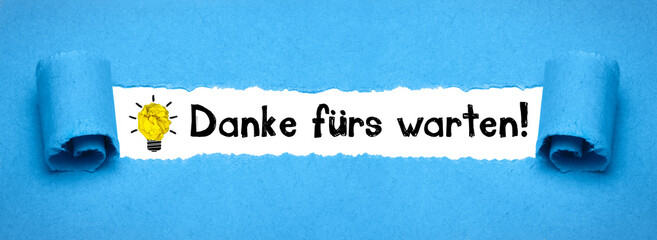 Danke fürs warten! 