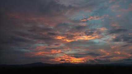 Sunset in Colombia