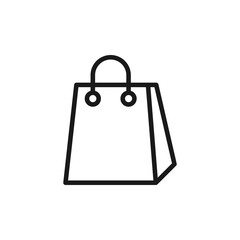 Shopping Bag icon Vector Illustration. Shopping Bag vector icon design for e-commerce, online store and marketplace. Shopping Bag icon vector for website, mobile, logo, symbol, button, sign, app
