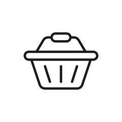 Shopping Cart icon Vector Illustration. Shopping Cart vector icon design for e-commerce, online store and marketplace. Shopping Cart icon vector for website, mobile, logo, symbol, button, sign, app