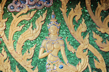 ancient measure thailand otop pavilion religion sandalwood flower Tri cloth incense flower candle priest