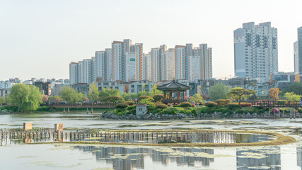 Fototapeta premium 서산호수공원
