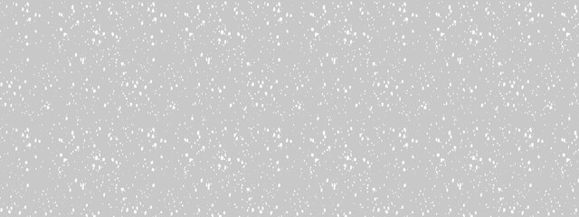snowfall in grey sky, abstract snow background, christmas background in winter