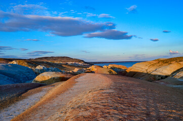 landscape in the desert