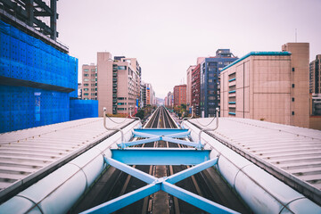 Fototapeta na wymiar Metro railway, Taipei, Taiwan