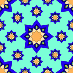 seamless pattern with stars