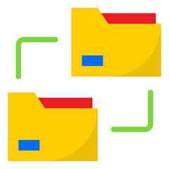 folder flat style icon