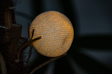 close up of a lamp