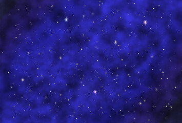 瞬く星　穏やかな宇宙