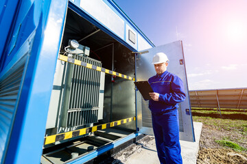 Execution of electrical measuring works on the power transformer