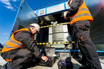 Execution of electrical measuring works on the power transformer