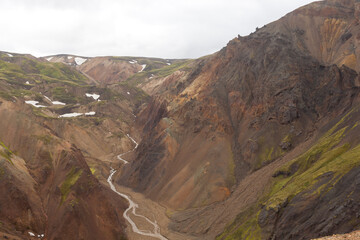 Landmannalaugar area landscape, Fjallabak Nature Reserve, Iceland