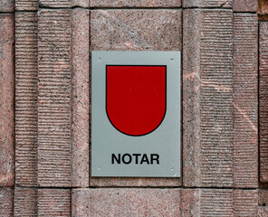 Notarschild