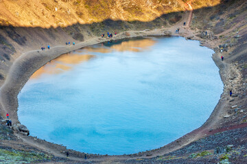 Kerið (Kerid) crater in Iceland © Simon van Hemert