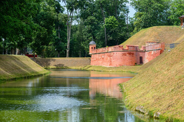 Nesvizh castle in the city of Nesvizh. Minsk Region. Belarus.