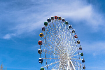 ferris wheel on a sky