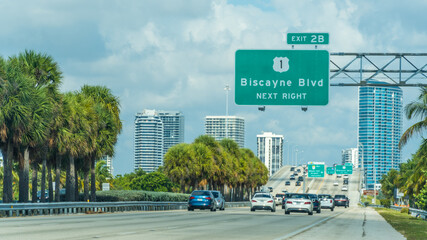 Biscayne Blvd Exit Julia Tuttle Causeway 