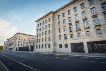 Fototapeta na wymiar German Federal Ministry of Finance - former Air Ministry Building - Berlin, Germany