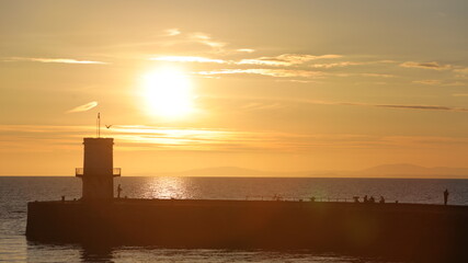 whitehaven sunset